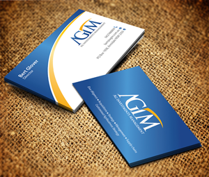 Business Card Design by Sarmishtha Chattopadhyay_loginchange for AGIM | Design: #2442800