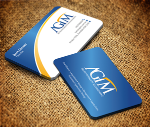 Business Card Design by Sarmishtha Chattopadhyay_loginchange for AGIM | Design: #2442908