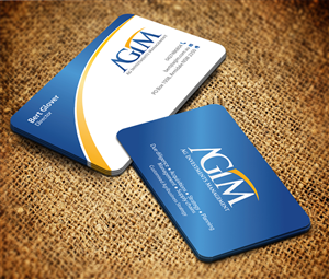 Business Card Design by Sarmishtha Chattopadhyay_loginchange for AGIM | Design: #2445089