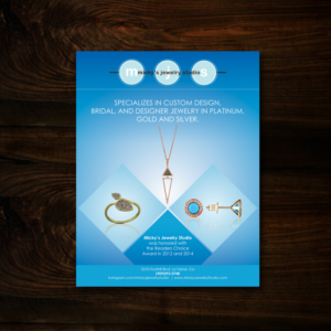 Diseño de Flyer por uk para Micky's Jewelry Studio | Diseño: #12421615