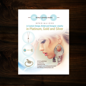 Diseño de Flyer por uk para Micky's Jewelry Studio | Diseño: #12422025