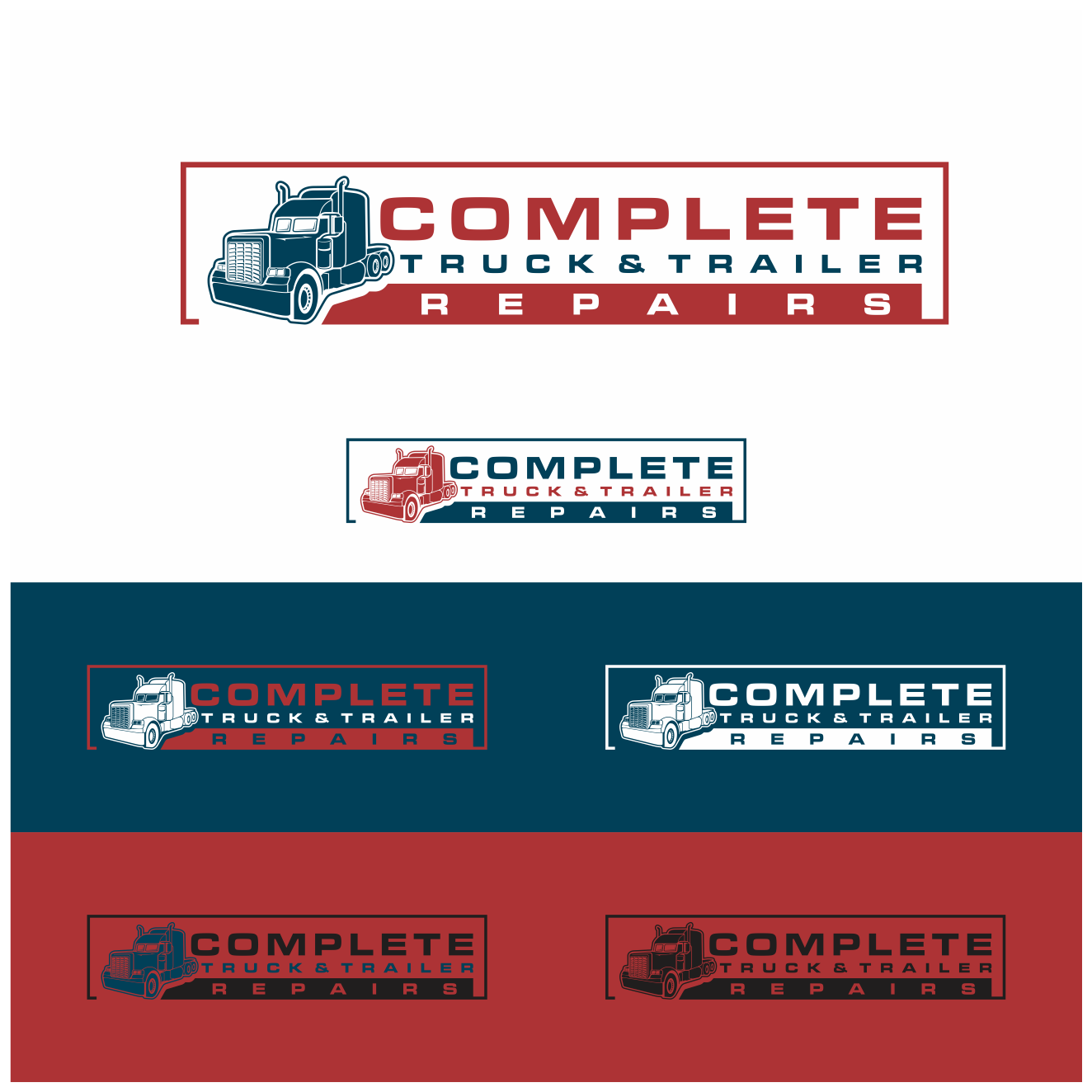 Logo Design by ican600 for Complete Truck and Trailer Repairs | Design #12445426