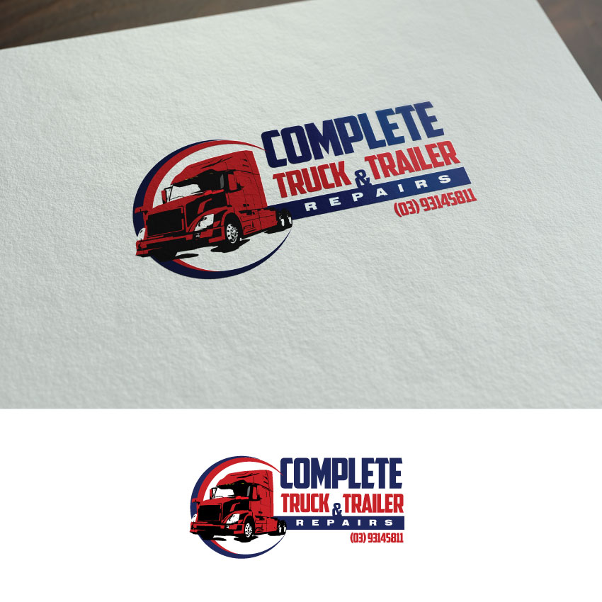 Logo Design by Sarina.dsg for Complete Truck and Trailer Repairs | Design #12548266
