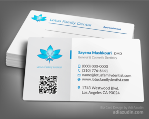 Business Card Design by adiazudin for Lotus Family Dental | Design: #12437134