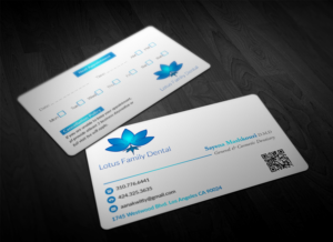 Business Card Design by Pointless Pixels India for Lotus Family Dental | Design: #12439593