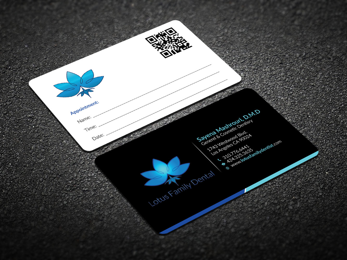 Business Card Design by Verified artistry (Design garden) for Lotus Family Dental | Design #12440432