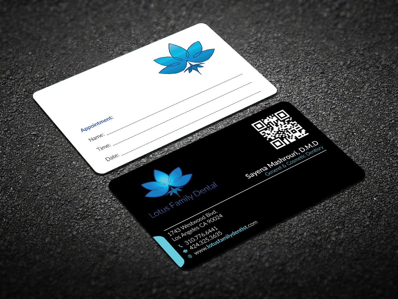 Business Card Design by Verified artistry (Design garden) for Lotus Family Dental | Design #12440435