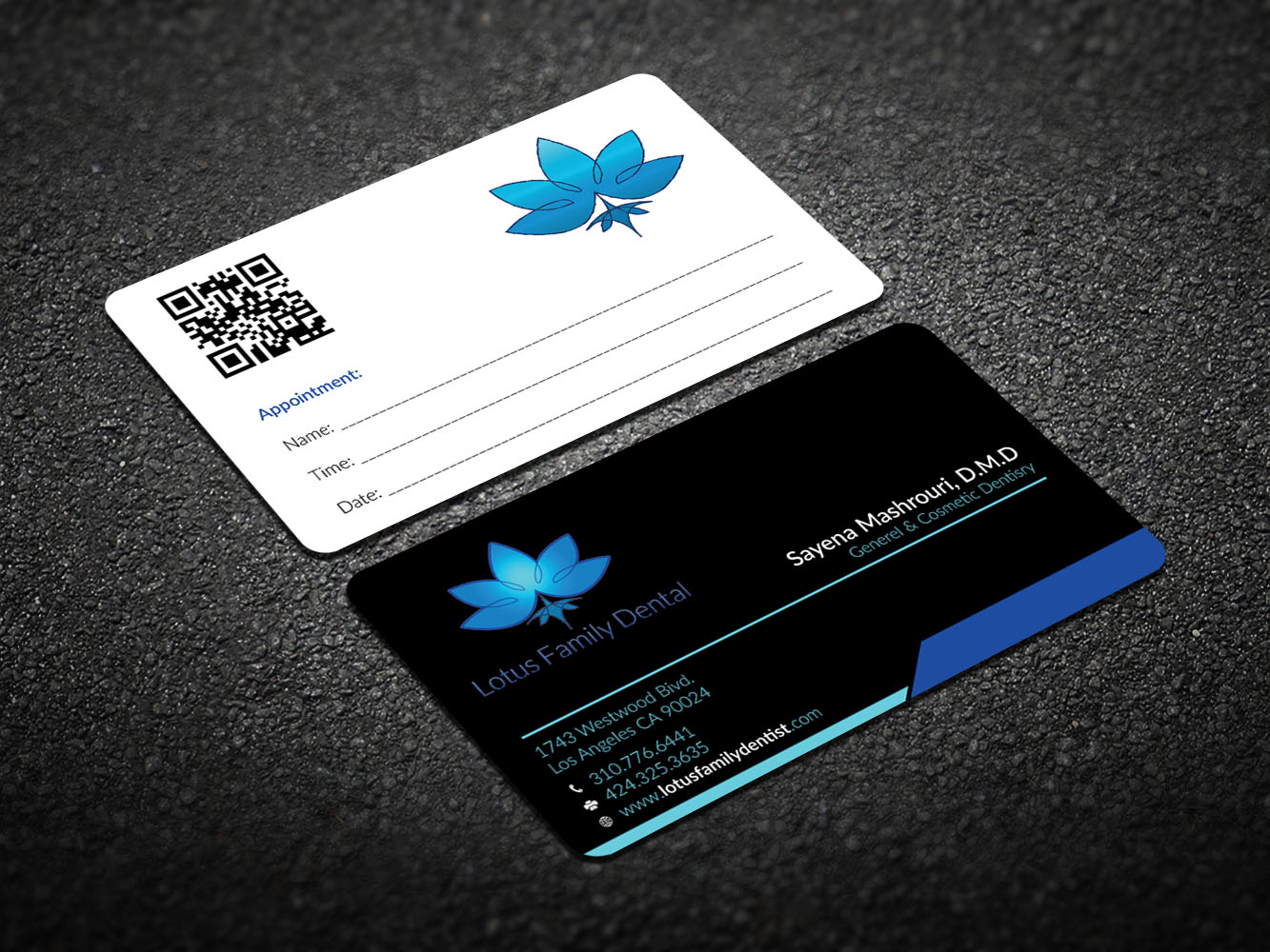 Business Card Design by Verified artistry (Design garden) for Lotus Family Dental | Design #12440439