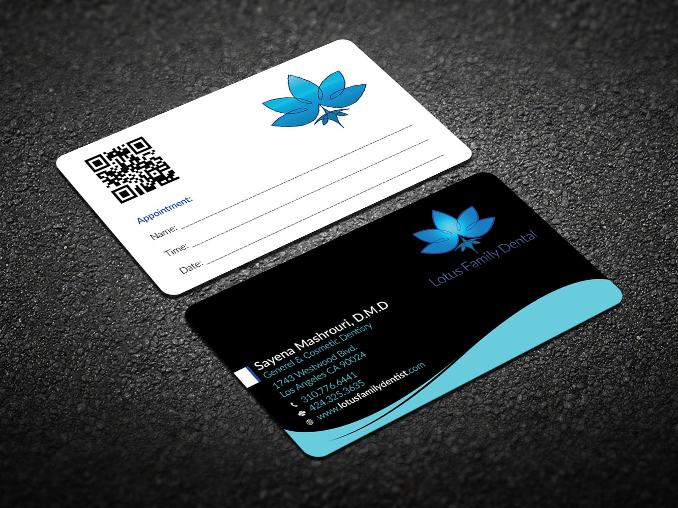 Business Card Design by Verified artistry (Design garden) for Lotus Family Dental | Design #12440452