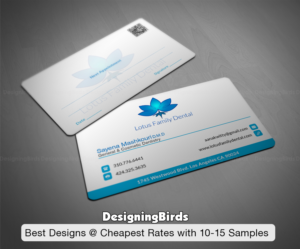 Business Card Design by Designing Birds for Lotus Family Dental | Design: #12444102