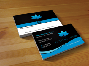 Business Card Design by Creations Box 2015 for Lotus Family Dental | Design: #12447887