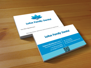 Business Card Design by Creations Box 2015 for Lotus Family Dental | Design: #12447893