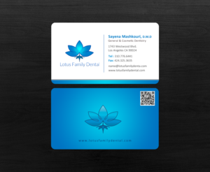 Business Card Design by chandrayaan.creative for Lotus Family Dental | Design: #12440940