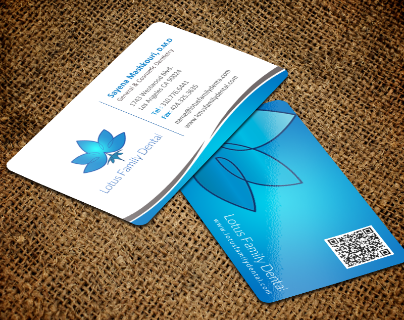 Business Card Design by chandrayaan.creative for Lotus Family Dental | Design #12444685