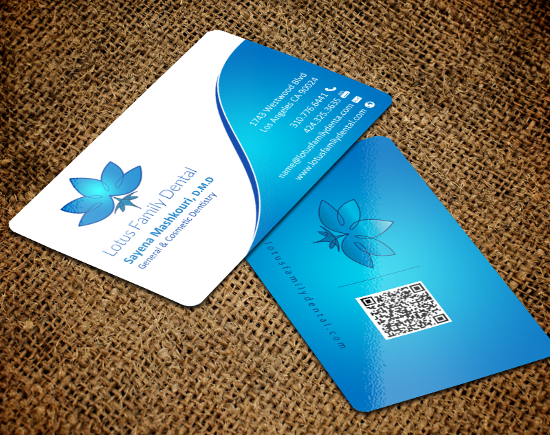 Business Card Design by chandrayaan.creative for Lotus Family Dental | Design #12444707