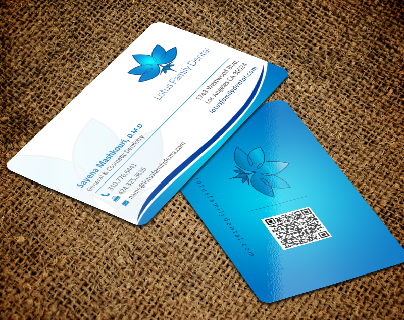 Business Card Design by chandrayaan.creative for Lotus Family Dental | Design #12444724