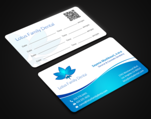 Business Card Design by chandrayaan.creative for Lotus Family Dental | Design: #12444740