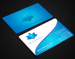 Business Card Design by chandrayaan.creative for Lotus Family Dental | Design: #12445113