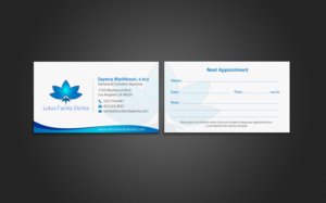 Business Card Design by chandrayaan.creative for Lotus Family Dental | Design: #12452483