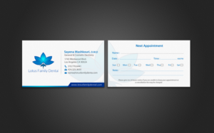 Business Card Design by chandrayaan.creative for Lotus Family Dental | Design: #12452484