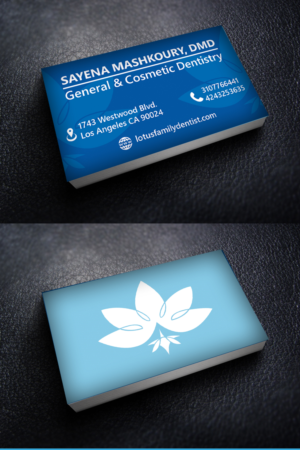 Business Card Design by ernestsegovia for Lotus Family Dental | Design: #12437047