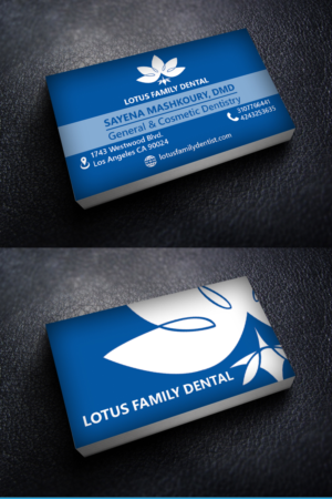 Business Card Design by ernestsegovia for Lotus Family Dental | Design: #12437048