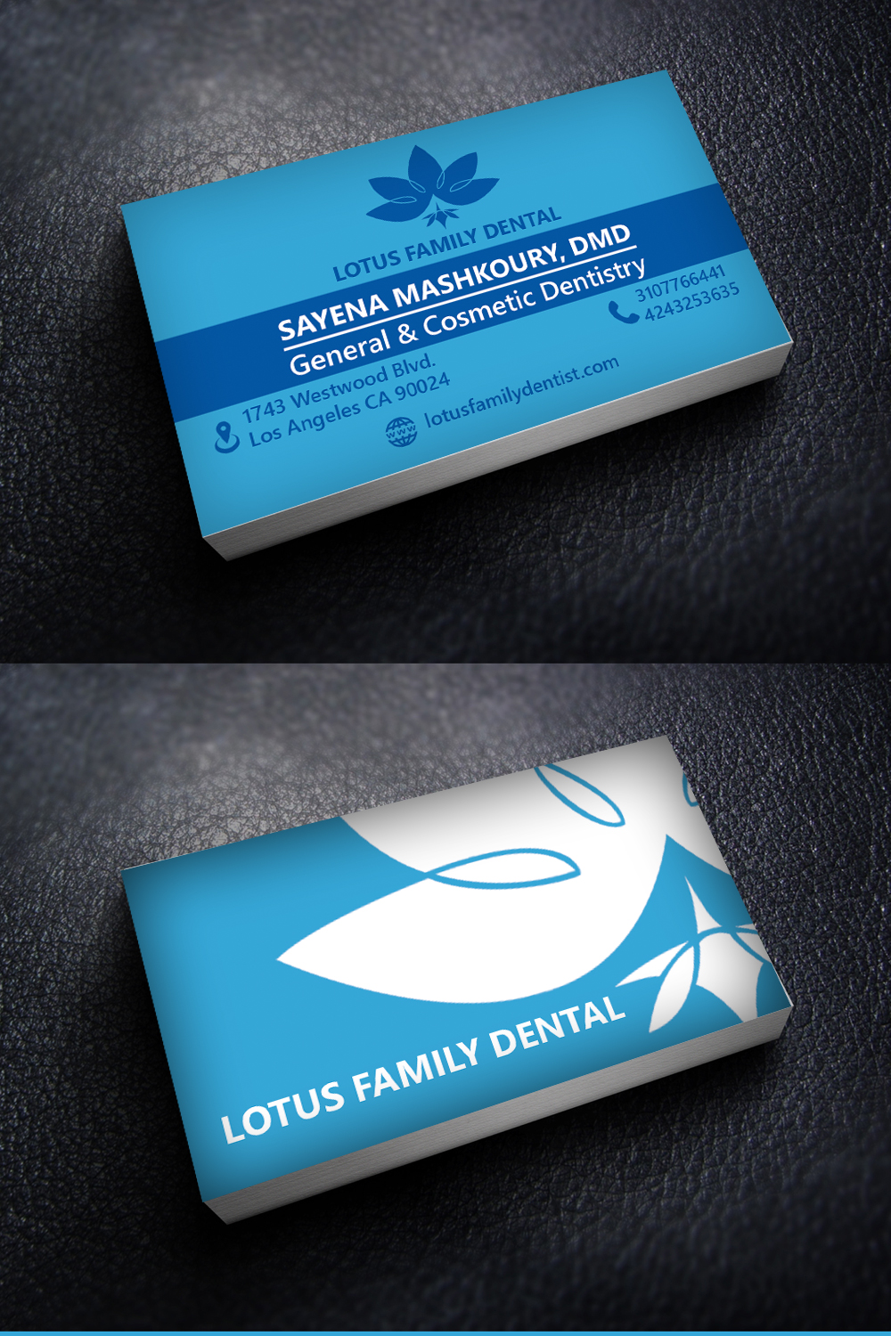 Business Card Design by ernestsegovia for Lotus Family Dental | Design #12437049
