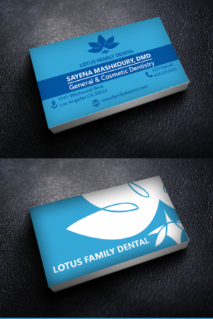 Business Card Design by ernestsegovia for Lotus Family Dental | Design: #12437049