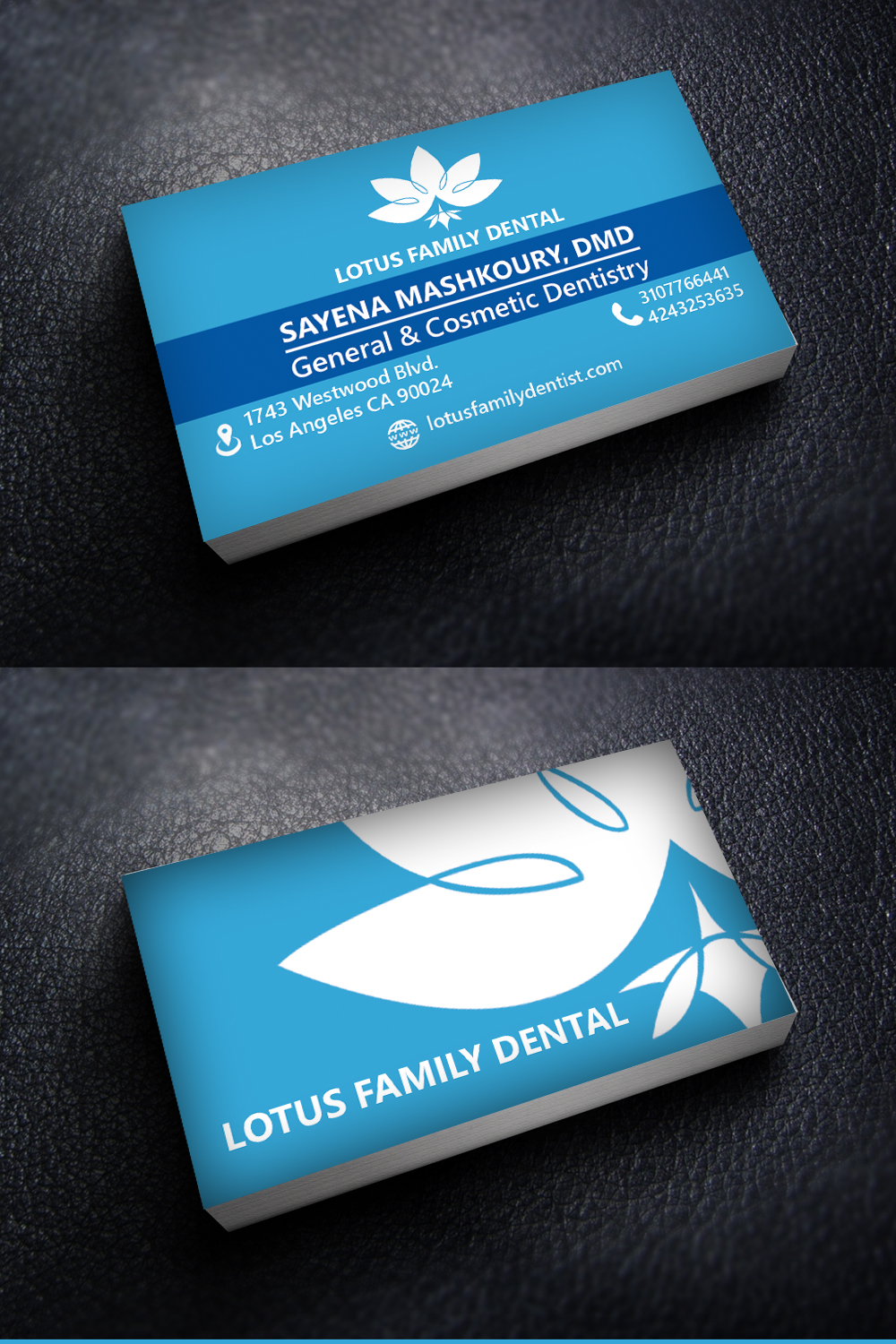 Business Card Design by ernestsegovia for Lotus Family Dental | Design #12437050