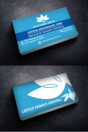 Business Card Design by ernestsegovia for Lotus Family Dental | Design: #12437050