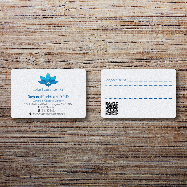 Business Card Design by MGC creazioni grafiche for Lotus Family Dental | Design #12444274