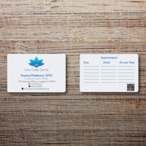 Business Card Design by MGC creazioni grafiche for Lotus Family Dental | Design #12452238