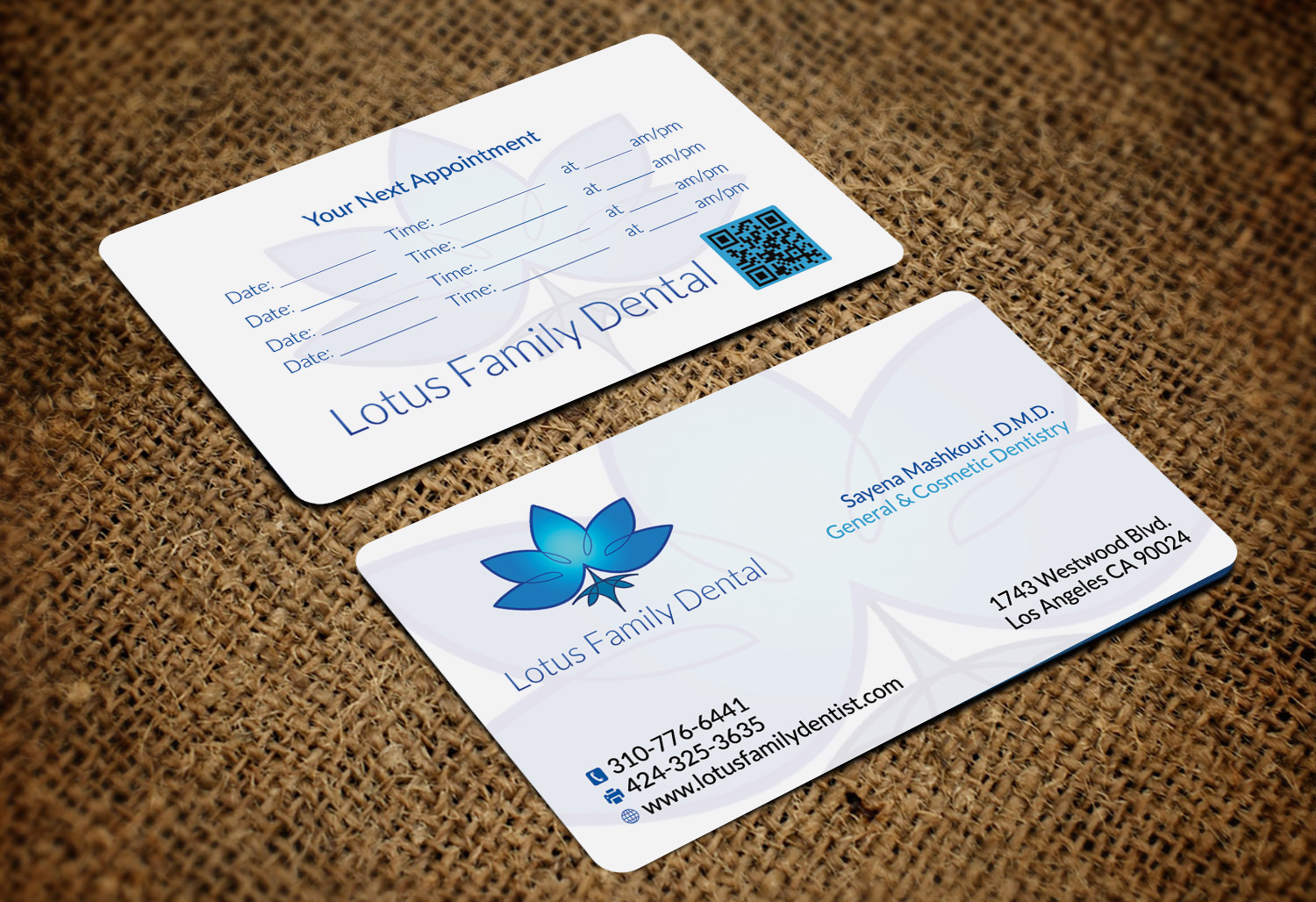 Business Card Design by Designs 2019 for Lotus Family Dental | Design #12452887