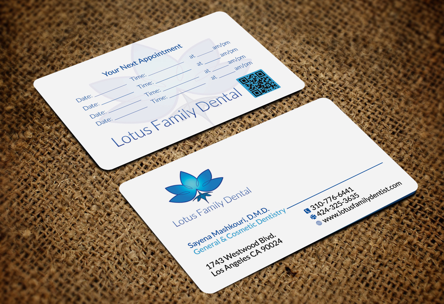 Business Card Design by Designs 2019 for Lotus Family Dental | Design #12452888