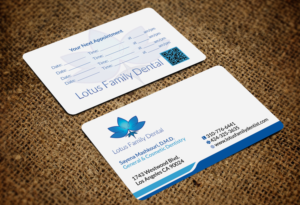 Business Card Design by Designs 2019 for Lotus Family Dental | Design: #12452890
