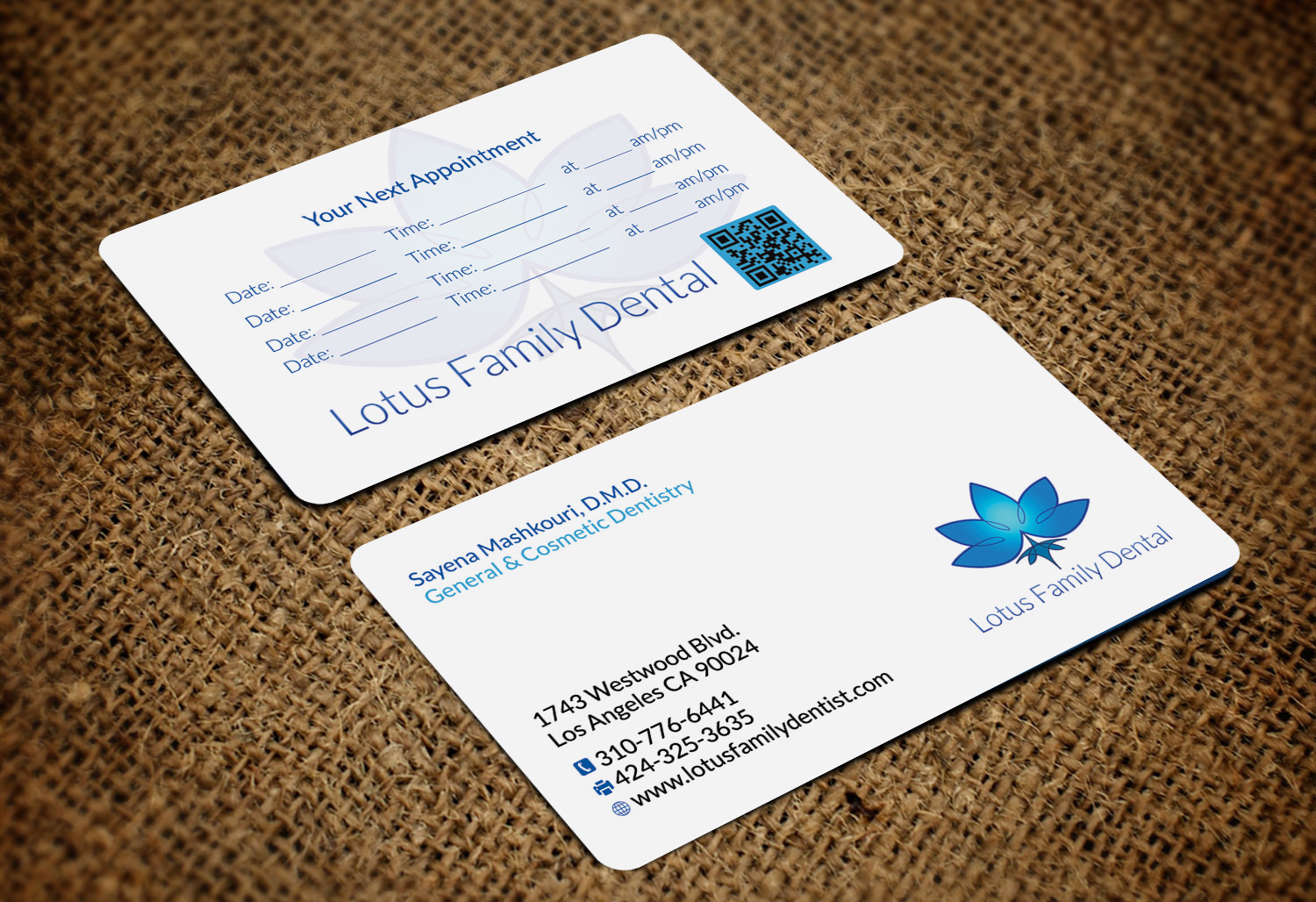 Business Card Design by Designs 2019 for Lotus Family Dental | Design #12453225