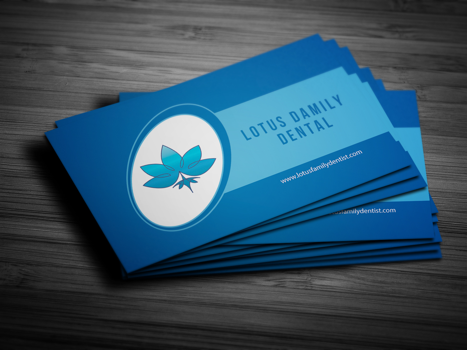 Business Card Design by mefiloglu for Lotus Family Dental | Design #12477370