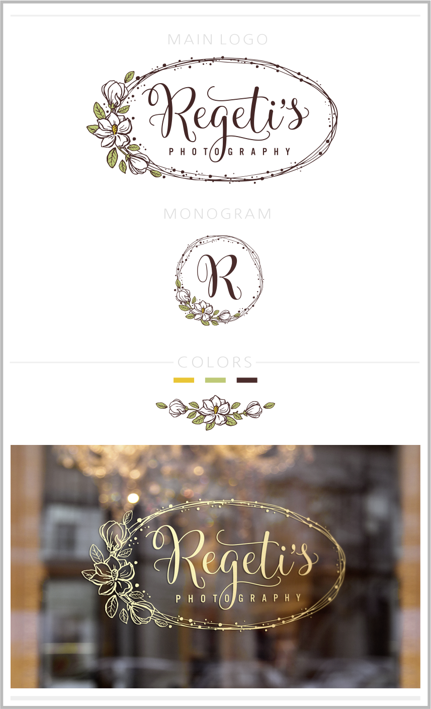 Logo Design by  Raicho for Regeti's Photography | Design: #12508411