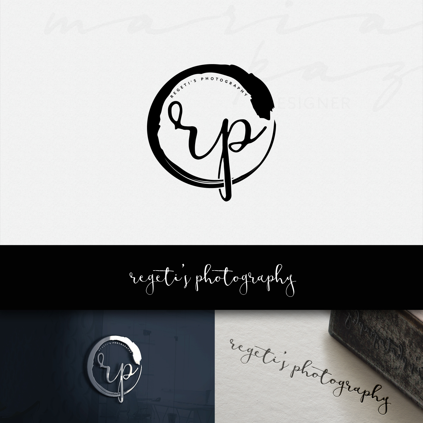 Logo Design by maria-kaz for Regeti's Photography | Design #12496760