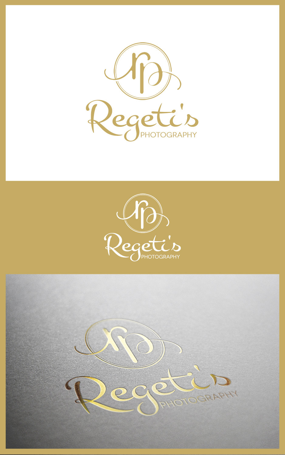 Logo Design by rivemediadesign for Regeti's Photography | Design #12501192