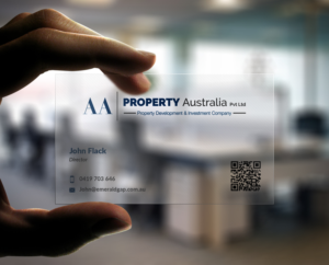 Business Card Design by Pointless Pixels India for AA Property Australia Pty Ltd | Design #12434396