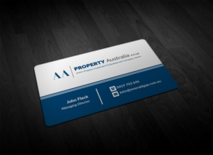 Business Card Design by Pointless Pixels India for AA Property Australia Pty Ltd | Design: #12439569
