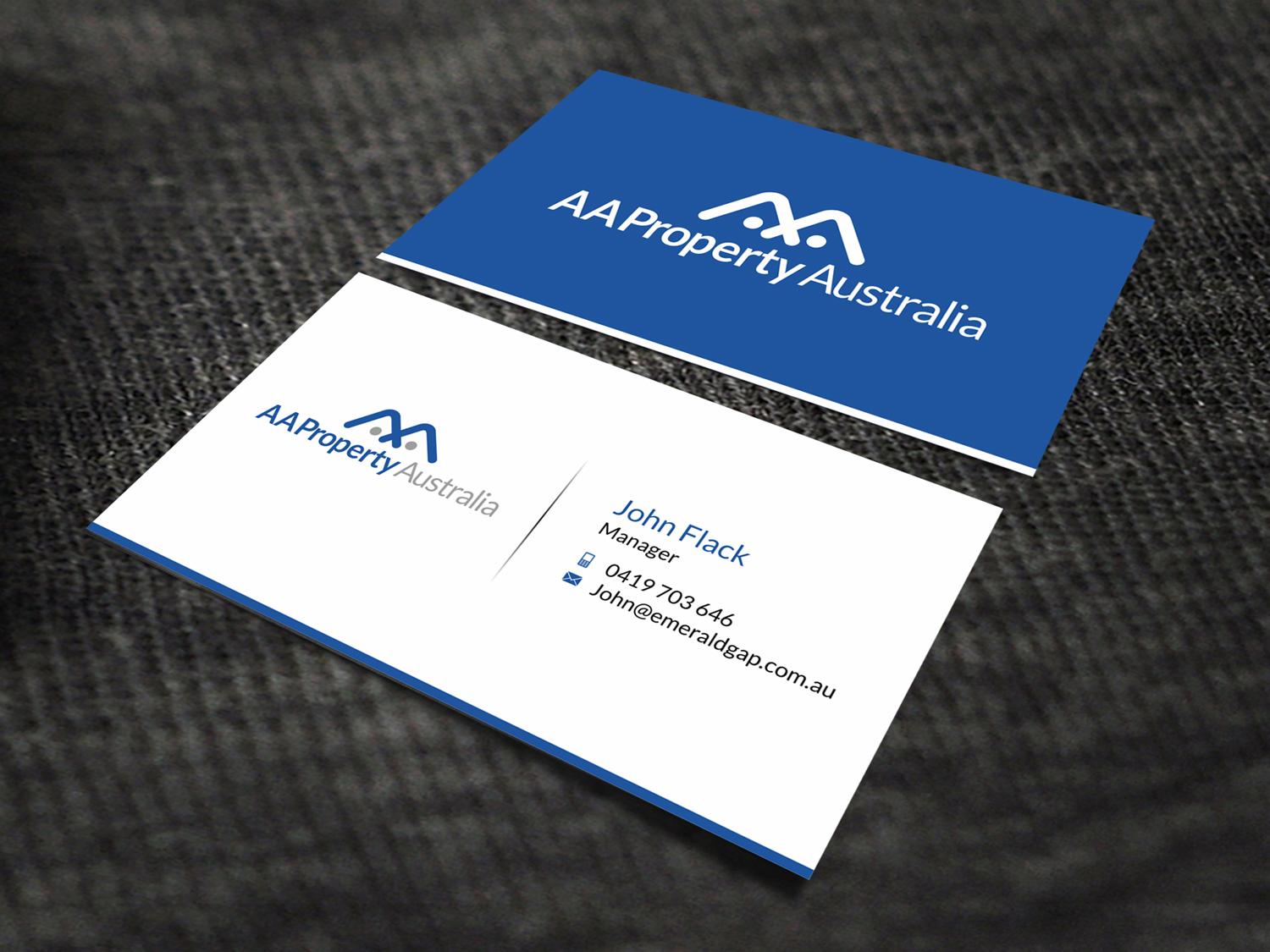 Business Card Design by SKYdesign for AA Property Australia Pty Ltd | Design #12427029
