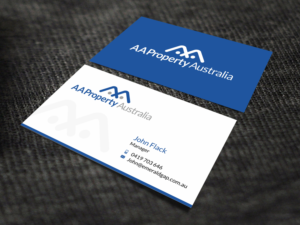 Design de Carte de Visite par SKYdesign pour AA Property Australia Pty Ltd | Design : #12427043