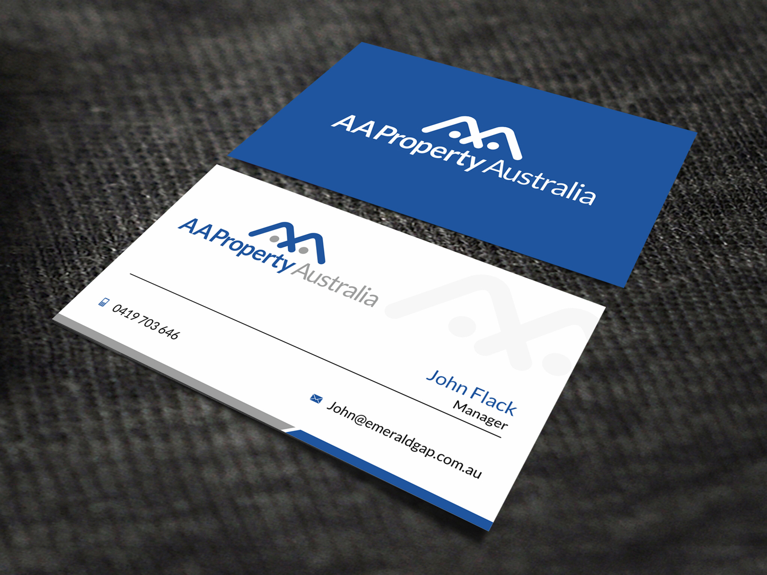 Business Card Design by SKYdesign for AA Property Australia Pty Ltd | Design #12427044