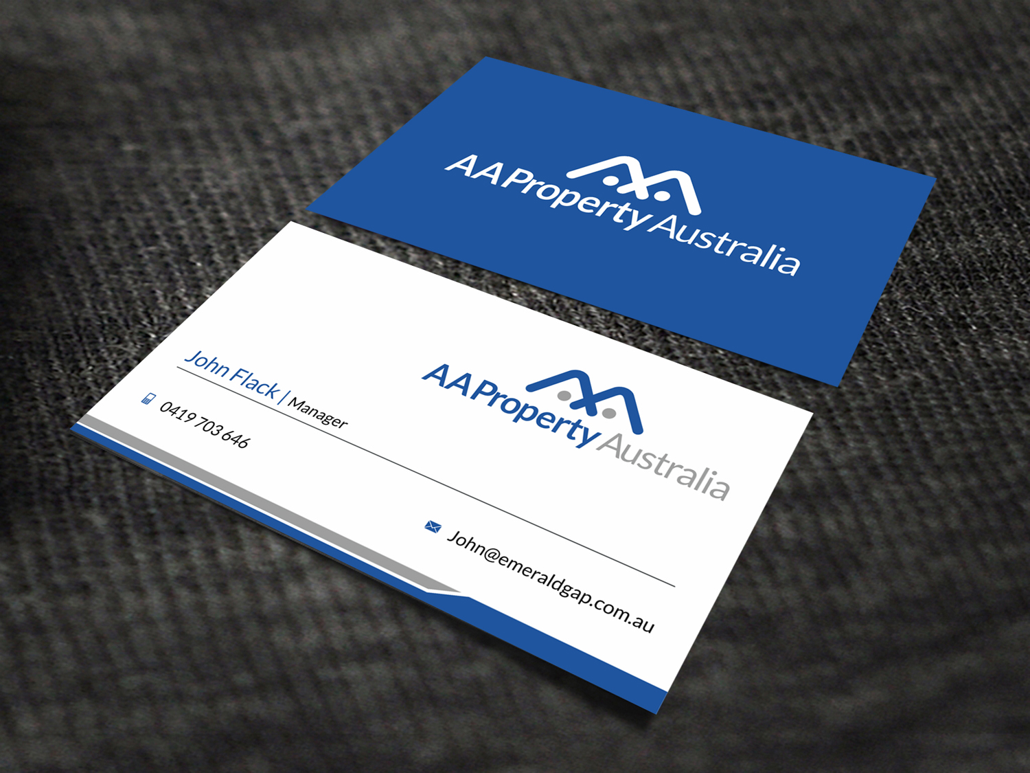 Business Card Design by SKYdesign for AA Property Australia Pty Ltd | Design #12427045