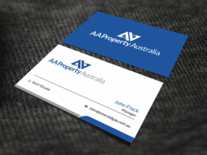 Design de Carte de Visite par SKYdesign pour AA Property Australia Pty Ltd | Design : #12427050