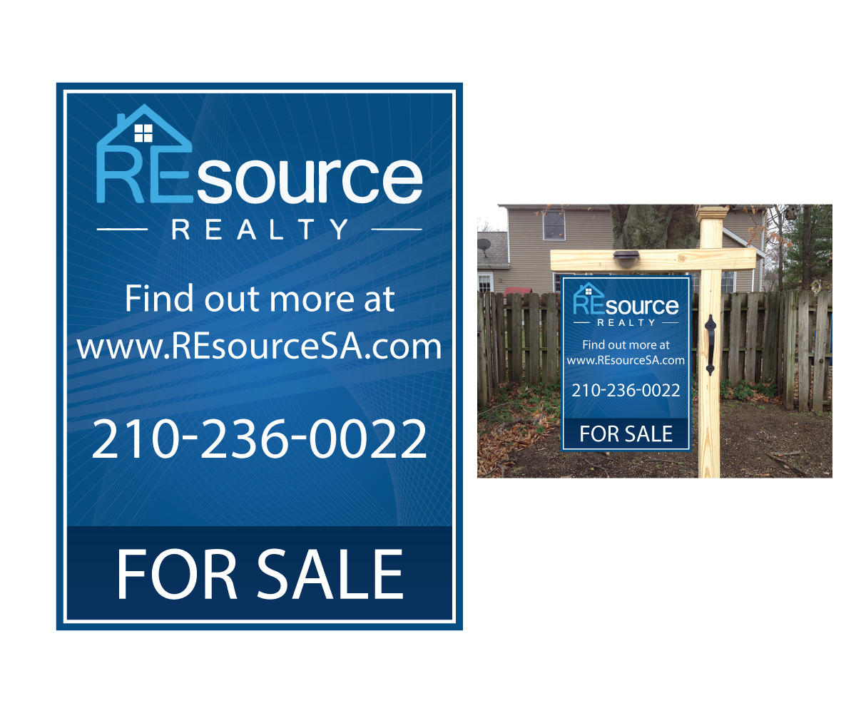 Diseño de Señalética por TedAtkinson para REsource Realty | Diseño #2410263