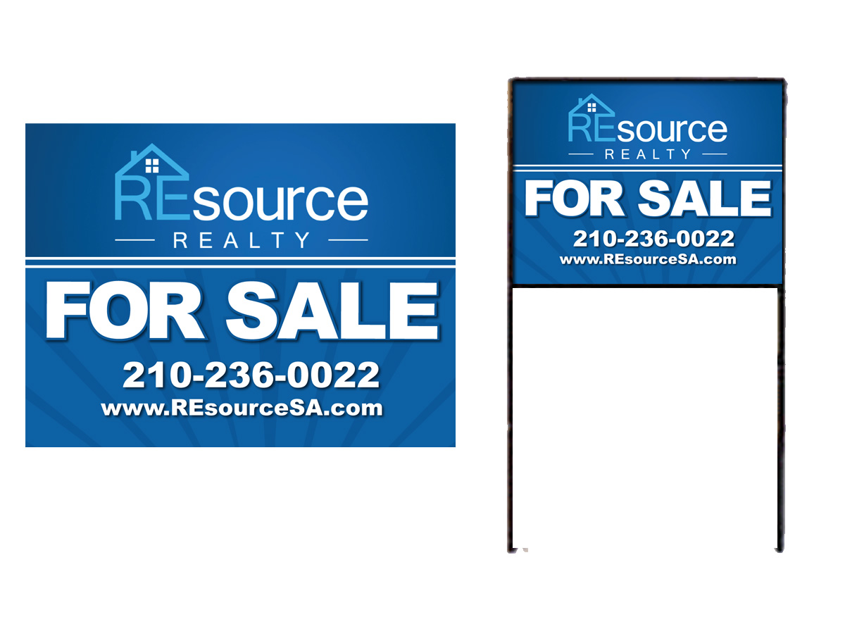 Signage Design by Soula Vetter for REsource Realty | Design #2406382