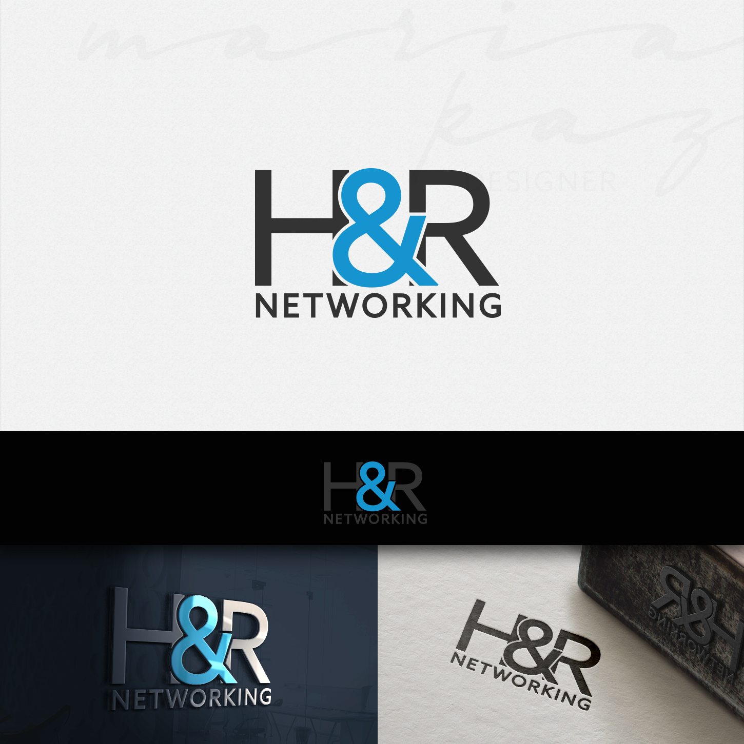 Diseño de Logo por maria-kaz para H&R Networking | Diseño #12525200